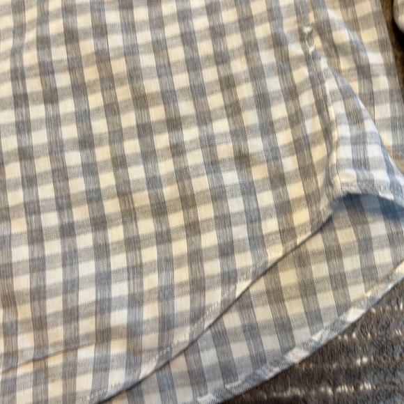 J. Crew mens gray plaid long sleeve shirt. Large - Picture 3 of 9